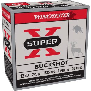 WIN SUPER-X 12GA 2.75" 00BUCK 25/250