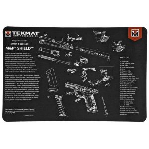 TEKMAT PISTOL MAT S&W M&P SHIELD BLK